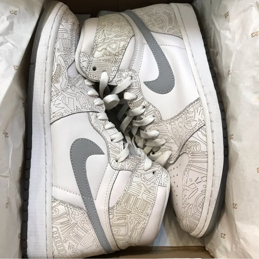 👟Air Jordan 1 Retro 30th Anniversary Laser Sneakers